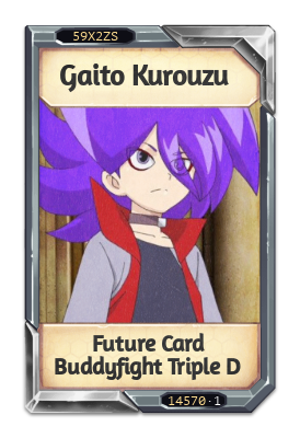 Gaito Kurouzu Future Card Buddyfight Triple D