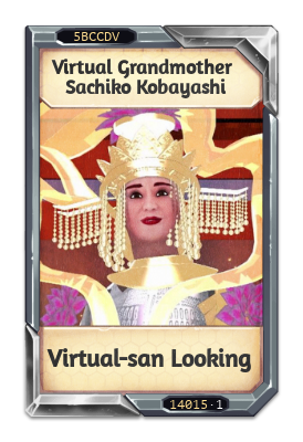 Virtual Grandmother Sachiko Kobayashi Virtual-san Looking