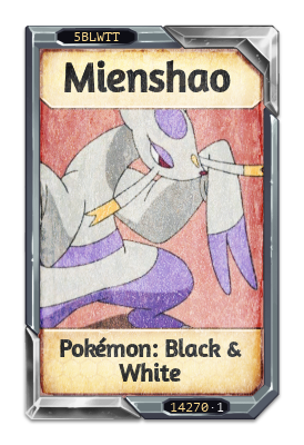 Mienshao Pokémon: Black & White