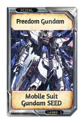 Freedom Gundam Mobile Suit Gundam SEED