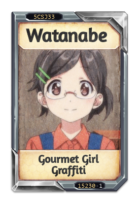 Watanabe Gourmet Girl Graffiti