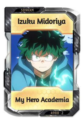 Izuku Midoriya My Hero Academia