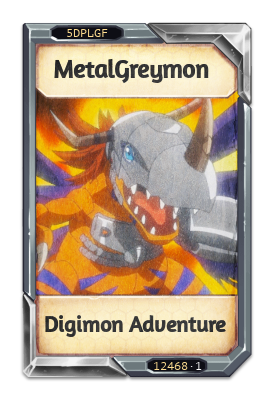 MetalGreymon (Vaccine) Digimon Adventure