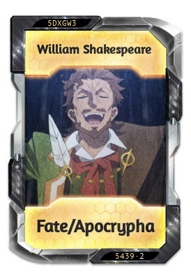 William Shakespeare Fate/Apocrypha