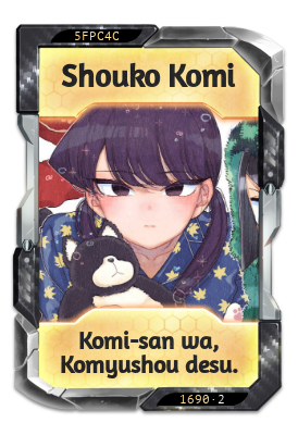 Shouko Komi Komi-san wa, Komyushou desu.