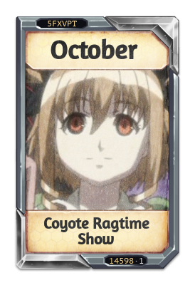 October Coyote Ragtime Show