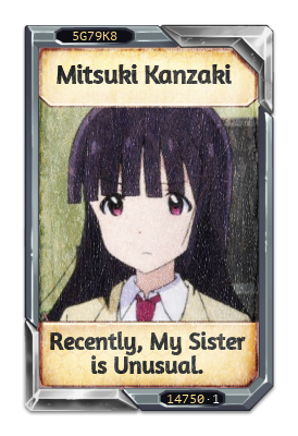 Mitsuki Kanzaki Recently, My Sister is Unusual.