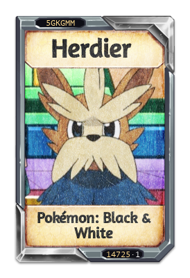 Herdier Pokémon: Black & White