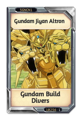 Gundam Jiyan Altron Gundam Build Divers