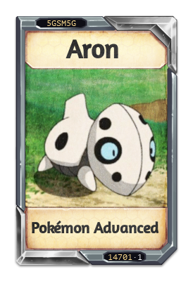 Aron Pokémon Advanced