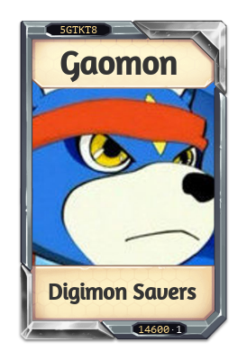 Gaomon Digimon Savers