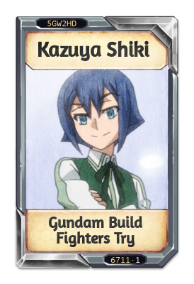 Kazuya Shiki Gundam Build Fighters Try