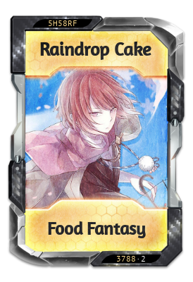 Raindrop Cake Food Fantasy