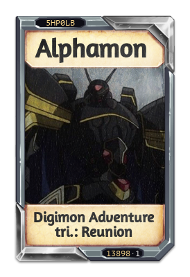 Alphamon Digimon Adventure tri.: Reunion