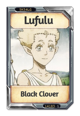 Lufulu Black Clover