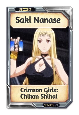 Saki Nanase Crimson Girls: Chikan Shihai