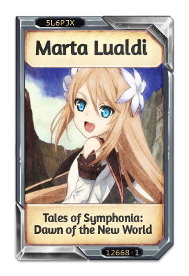 Marta Lualdi Tales of Symphonia: Dawn of the New World