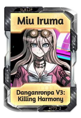 Miu Iruma Danganronpa V3: Killing Harmony