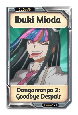 Ibuki Mioda Danganronpa 2: Goodbye Despair