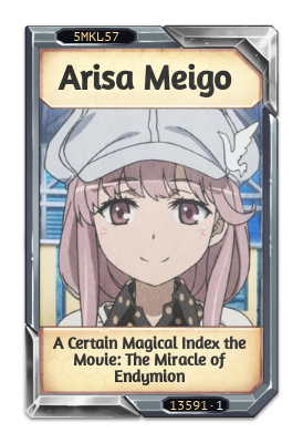 Arisa Meigo A Certain Magical Index the Movie: The Miracle of Endymion