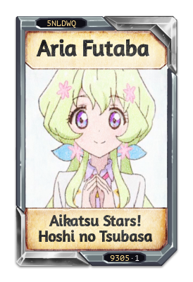 Aria Futaba Aikatsu Stars! Hoshi no Tsubasa