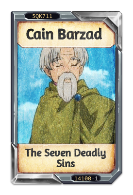 Cain Barzad The Seven Deadly Sins