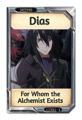 Dias For Whom the Alchemist Exists