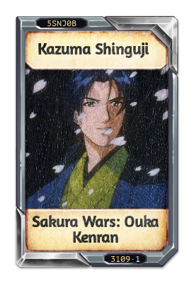 Kazuma Shinguji Sakura Wars: Ouka Kenran