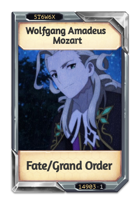 Wolfgang Amadeus Mozart Fate/Grand Order