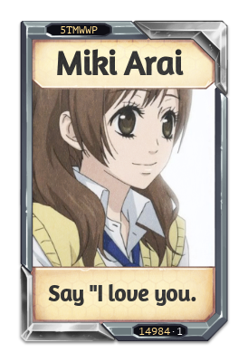 Miki Arai Say 'I love you.