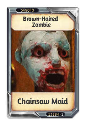 Brown-Haired Zombie Chainsaw Maid