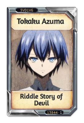 Tokaku Azuma Riddle Story of Devil