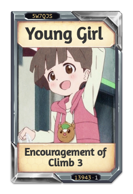 Young Girl Encouragement of Climb 3