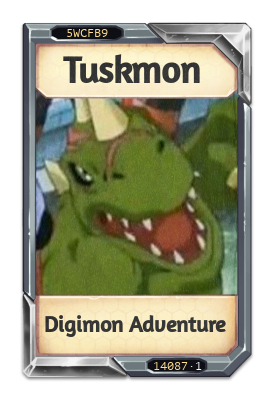 Tuskmon Digimon Adventure