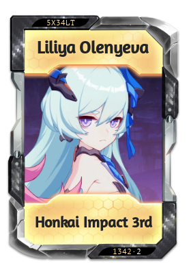 Liliya Olenyeva Honkai Impact 3rd