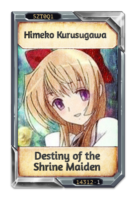 Himeko Kurusugawa Destiny of the Shrine Maiden