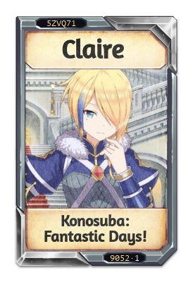 Claire Konosuba: Fantastic Days!