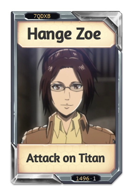 Hange Zoë Attack on Titan