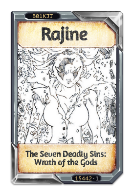 Rajine The Seven Deadly Sins: Wrath of the Gods