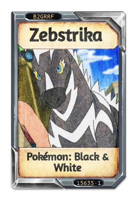 Zebstrika Pokémon: Black & White