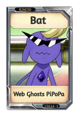 Bat Web Ghosts PiPoPa