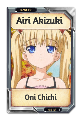 Airi Akizuki Oni Chichi