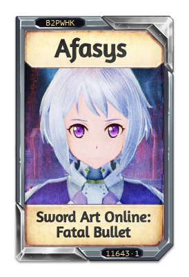 Afasys Sword Art Online: Fatal Bullet