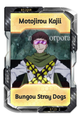 Motojirou Kajii Bungou Stray Dogs