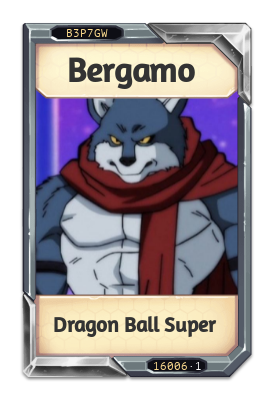 Bergamo Dragon Ball Super