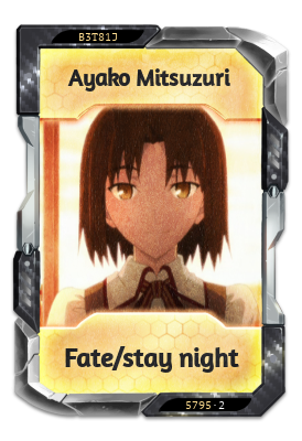 Ayako Mitsuzuri Fate/stay night