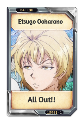 Etsugo Ooharano All Out!!