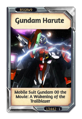 Gundam Harute Mobile Suit Gundam 00 the Movie: A Wakening of the Trailblazer