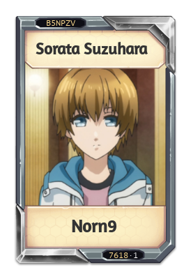 Sorata Suzuhara Norn9