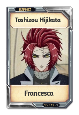 Toshizou Hijikata Francesca